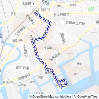 川２７ Bus Line Map