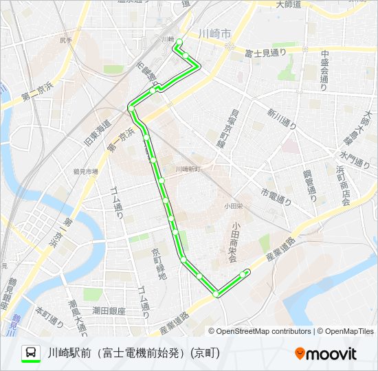 川２８ Bus Line Map