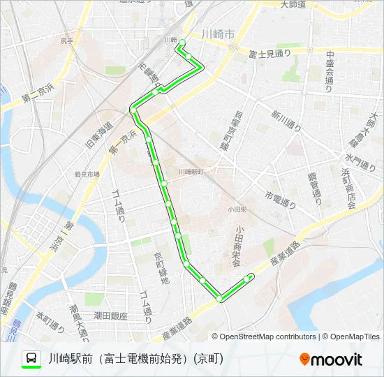 川２８ Bus Line Map