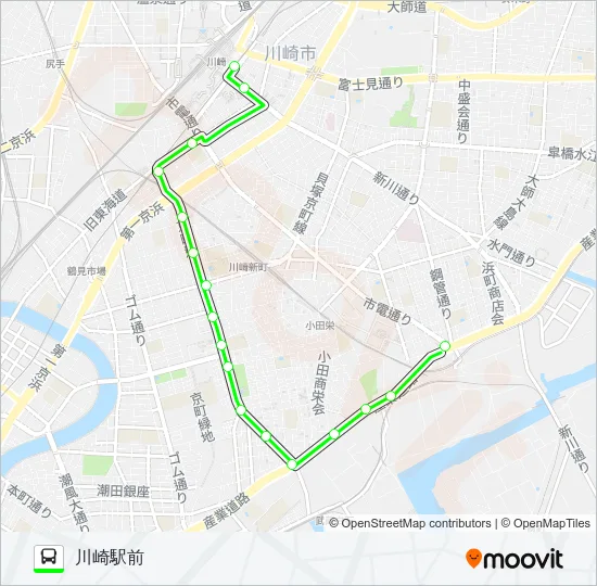 川２８ Bus Line Map