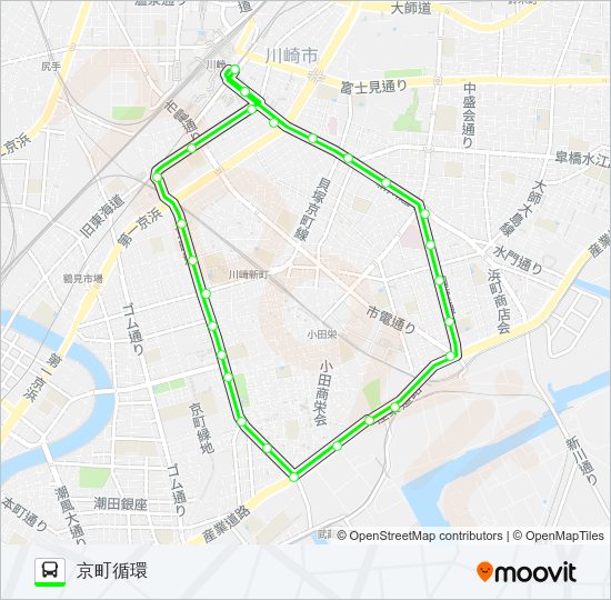 川２８ Bus Line Map