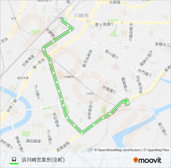 川２８ Bus Line Map