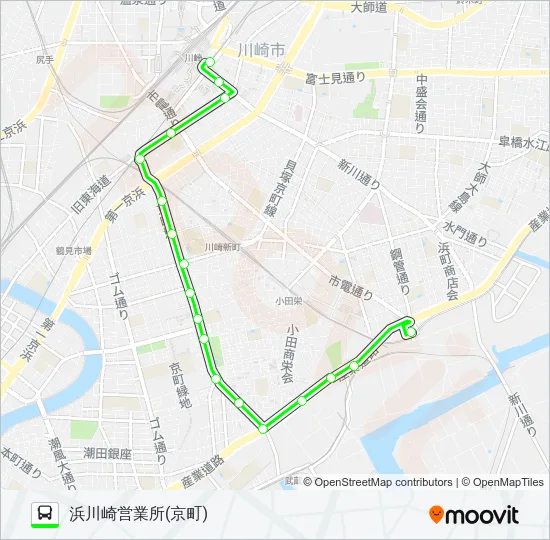 川２８ Bus Line Map