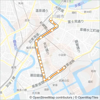 川２９ Bus Line Map