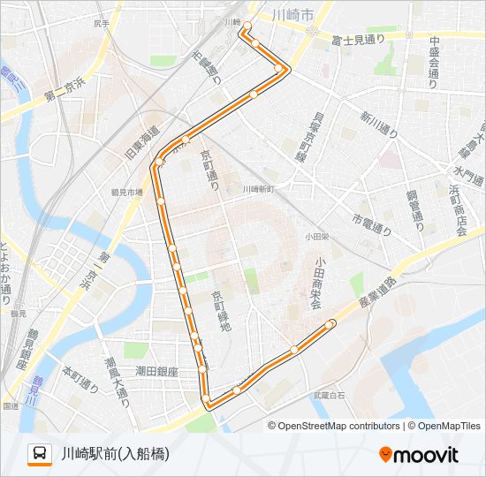 川２９ Bus Line Map