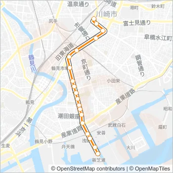 川２９ Bus Line Map