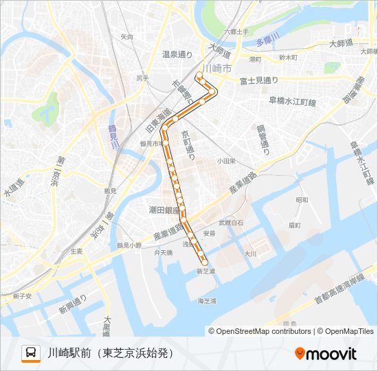 川２９ Bus Line Map
