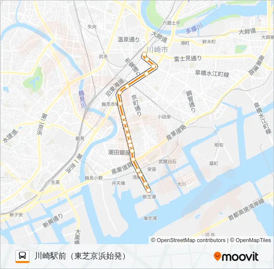 川２９ Bus Line Map