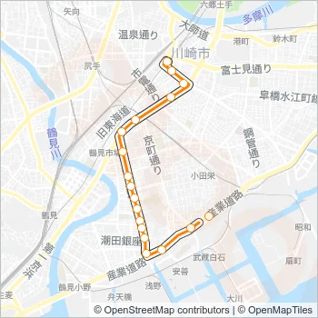 川２９ Bus Line Map