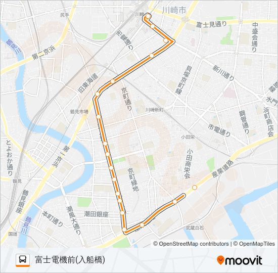 川２９ Bus Line Map