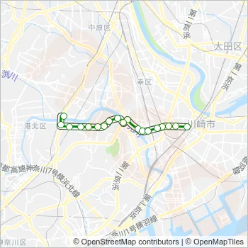 川５１ Bus Line Map