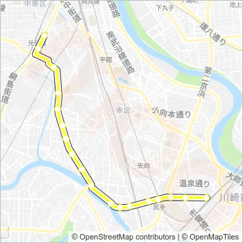 川５３ Bus Line Map
