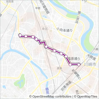 川６９ Bus Line Map