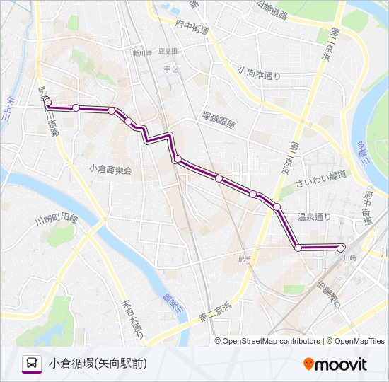 川６９ Bus Line Map