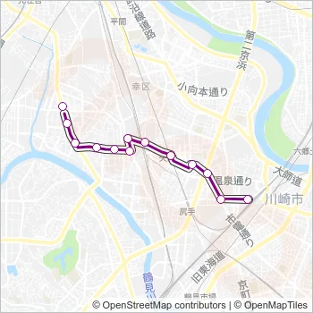 川６９ Bus Line Map