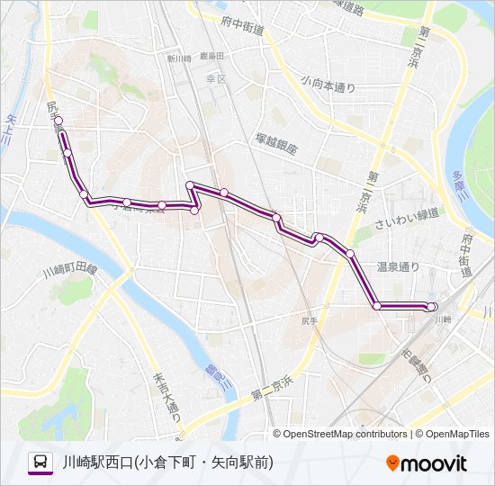 川６９ Bus Line Map