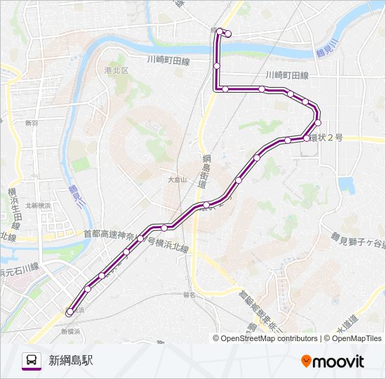 綱２３ Bus Line Map