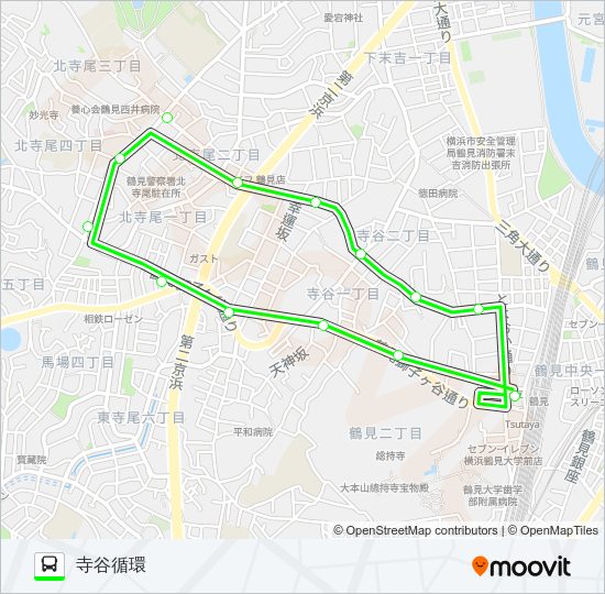 鶴０６ Bus Line Map