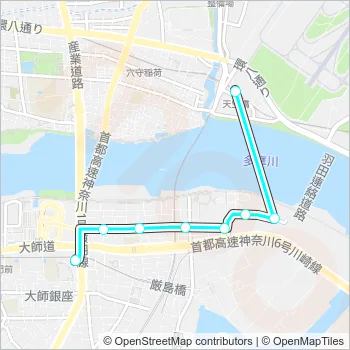大１０９ Bus Line Map