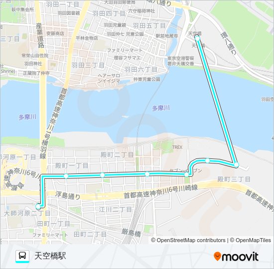 大１０９ Bus Line Map