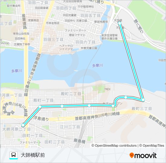 大１０９ Bus Line Map