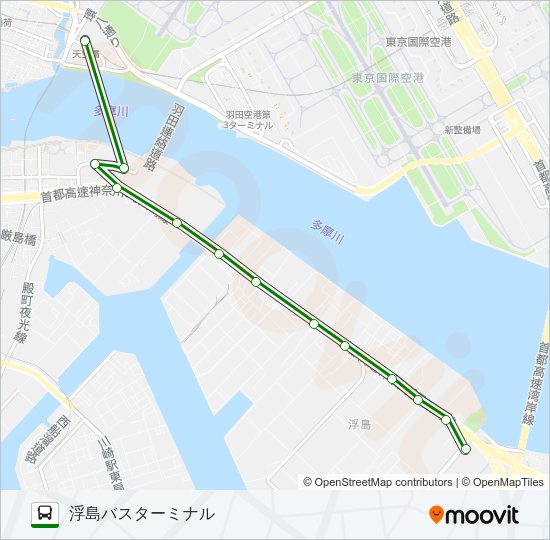 天空０１ Bus Line Map