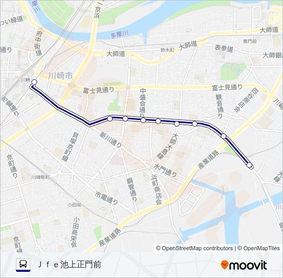 BRT快速 Bus Line Map