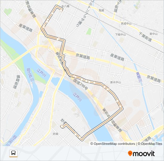 妙典０５ Bus Line Map