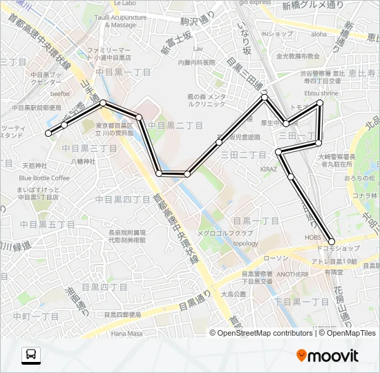 さんま Bus Line Map