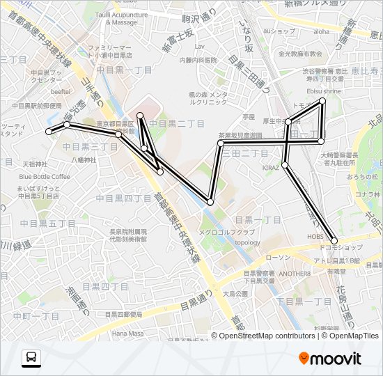 さんま Bus Line Map
