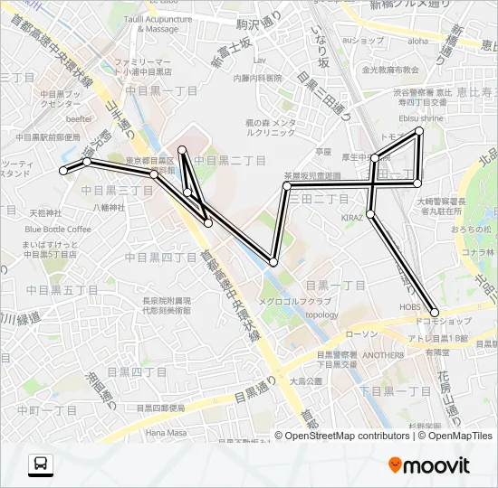 さんま Bus Line Map