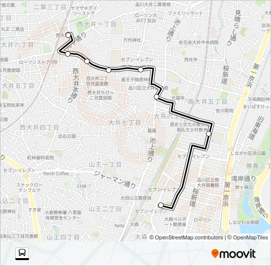 しなバス Bus Line Map