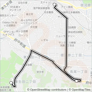 急行 Bus Line Map