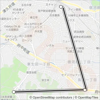 急行 Bus Line Map