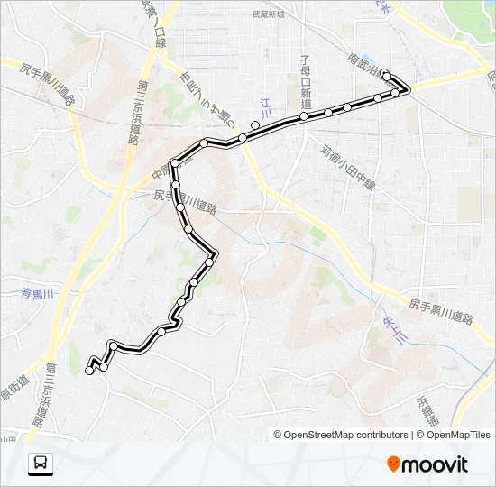 原０１ バスの路線図
