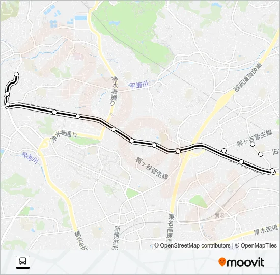 宮０４ バスの路線図