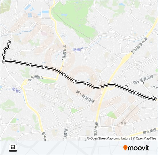 宮０４ Bus Line Map