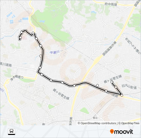 宮０５ Bus Line Map