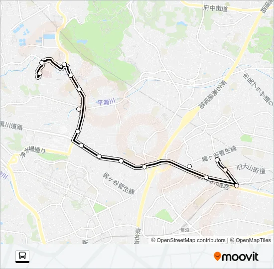 宮０５ バスの路線図