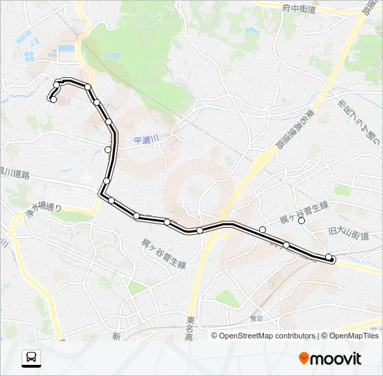 宮０５ バスの路線図