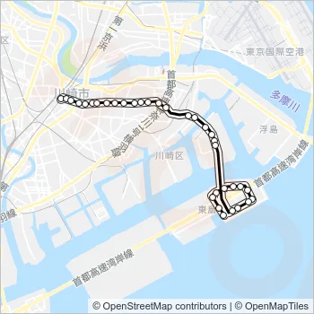 川０５ Bus Line Map