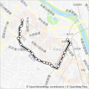 杉０４ Bus Line Map