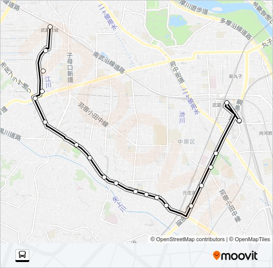 杉０４ Bus Line Map