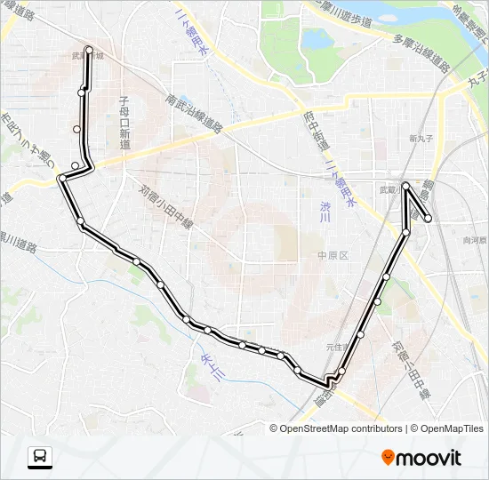 杉０４ バスの路線図