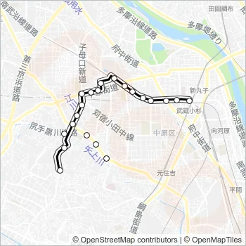 杉１０ Bus Line Map