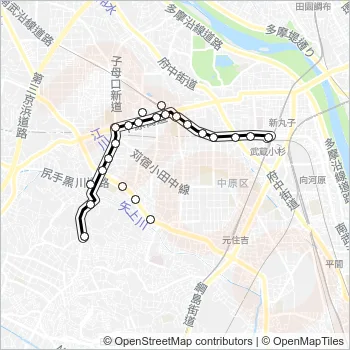 杉１０ Bus Line Map