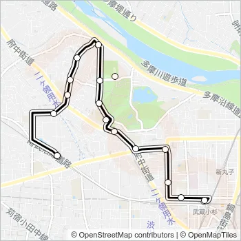 杉４０ Bus Line Map