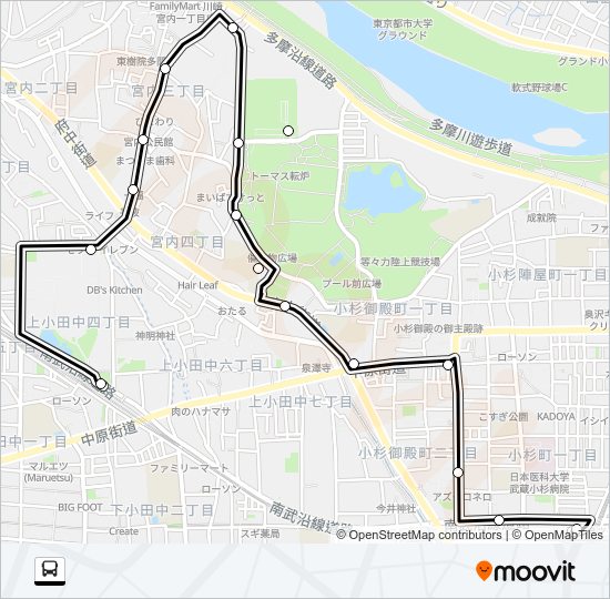杉４０ Bus Line Map
