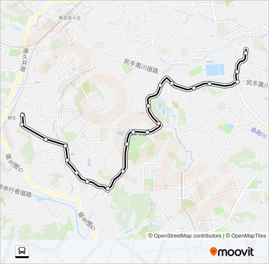 柿０４ Bus Line Map