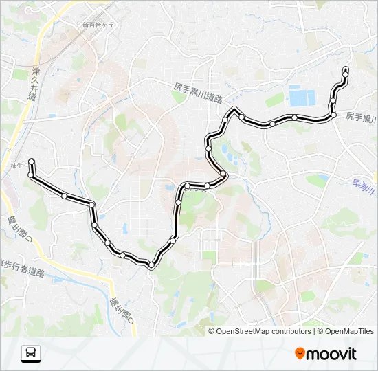 柿０４ Bus Line Map